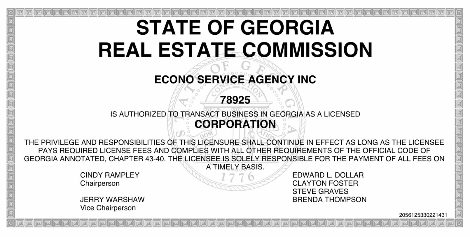 State Real Estate Licenses Real Estate Broker Econo Service